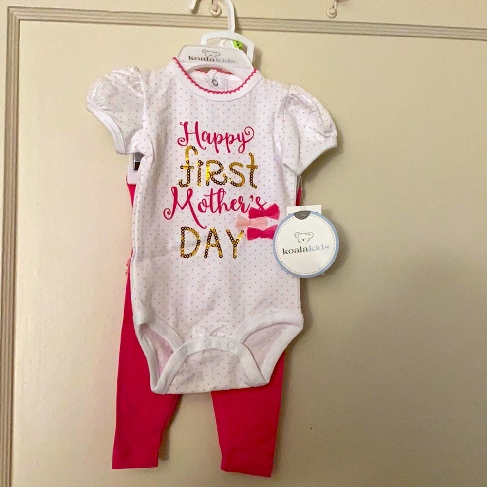 NWT koalakids happy mothers day set 0-3 months